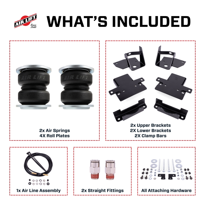 Toyota 4Runner Air Spring Kit - Air Lift - LoadLifter 5000 - 2025+